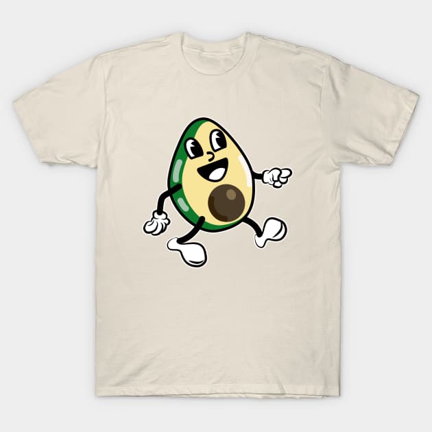 Funny Avocado T-Shirt by Foxxy Merch